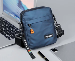Bandolera para hombre Bolso bandolera de hombro Bolso antirrobo con bloqueo de pecho con puerto USB - Imagen 1 de 9