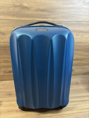 Teal Antler Tiber Hardshell 4 Wheels Cabin spinner  Suitcase 53 x 20 x 33cms - Image 1 of 4