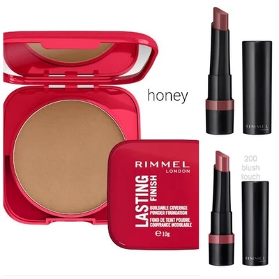 Rimmel Lasting Finish Compact Foundation - 009 Honey- Bonus Included - Image 1 of 4