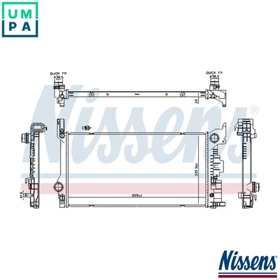 RADIATOR ENGINE COOLING 606565 FOR POLESTAR VOLVO V60/II/Cross/Country S90 2.0L - Image 1 of 4