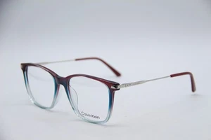 NEW CALVIN KLEIN CK 19711 656 PINK BLUE GUNMET AUTHENTIC FRAMES EYEGLASSES 53-17 - Picture 1 of 4