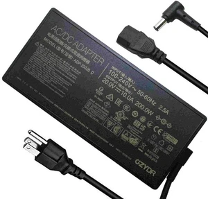 200W AC Power Adapter Charger For ASUS TUF Gaming Rog Zephyrus ADP-200JB D  - Picture 1 of 5