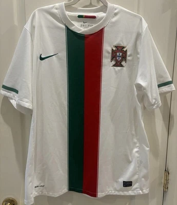 Nike Authentic Portugal National Team Jersey Men’s XL – White/Red/Green Dri-Fit - Image 1 of 4