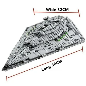 New Space Battleship Destroyer Building Blocks Set Diy Starship Model Toy Gift - Picture 1 of 6
