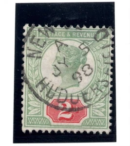 G.B. - SG. 200 : 1887 " 2d. GREEN and CARMINE " . - Picture 1 of 1