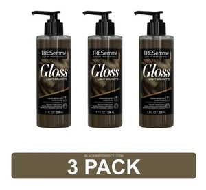 🔥✅ 3er Pack TRESemmé Gloss Light Brunette Depositing Conditioner Braunes Haar 7,7oz - Bild 1 von 3