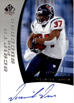 Autógrafos SP Authentic Scripts for Success 2005 #SSDD Domanick Davis - Auto FB Foto 1 de 2