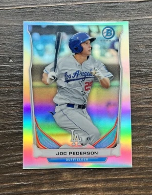 2014 Bowman Chrome Joc Pederson Mini Refrator Novato #BM-LAD1 Dodgers - Imagem 1 de 2