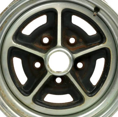 1978-87 Buick Regal 14x6 5 Lug Steel Chrome Single Wheel Rim PartNumber 25504291 - Image 1 of 3