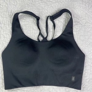 Reggiseno On Cloud Run On Clouds donna attivo linea lunga taglia small nero - Foto 1 di 11
