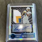 2023 Panini Illusions Quentin Johnston LA Chargers   Tri-color Patch Auto 43/50 Currently $40.00 on eBay