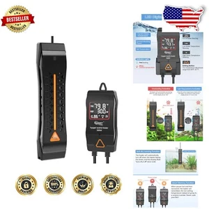 Safe & Efficient Submersible Aquarium Heater with LED Display for All Fish Tanks - Picture 1 of 8