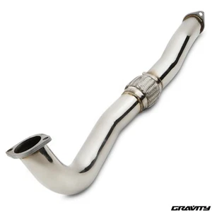TUBO DE ESCAPE 3" TUBO DELANTERO INOXIDABLE PARA MITSUBISHI LANCER EVO 4 5 6 96-01 - Imagen 1 de 13