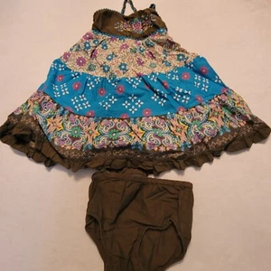 Childrens Place Dress And Bloomer Girls Size 18 Months Multicolor Sleeveless - Picture 1 of 4