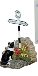 Lilliput Lane LITTLE LOST DOG III 2005 Very Rare With Box and Deeds - Picture 1 of 16