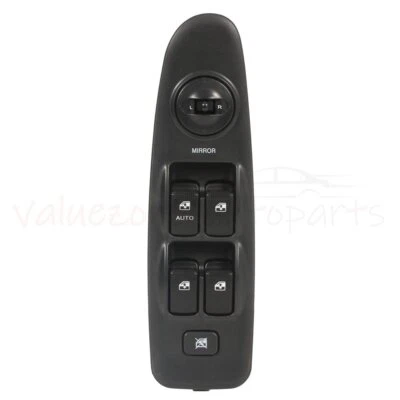 For 2001-2006 Hyundai Elantra l4 2.0L Power Window Switch 935702D000 Left Black - Image 1 of 4