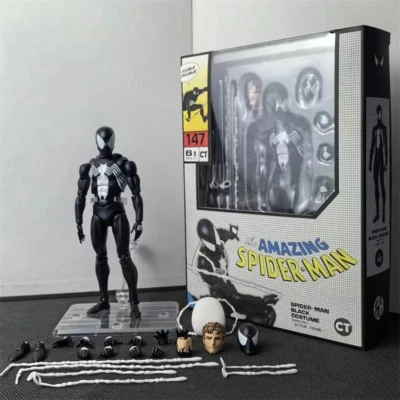 CT Legendso Toys Spiderman 2099 Black Symbiote Tobey Actionfiguren Shf Venom Th