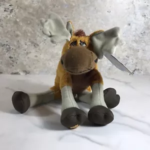 VINTAGE DISNEY BROTHER BEAR HASBRO RUTT THE MOOSE BEANBAG PLUSH CIRCA 2003 - Picture 1 of 7