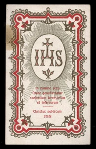 santino-holy card- lit.s.giusep.modena SS.NOME DI GESU' - Picture 1 of 1
