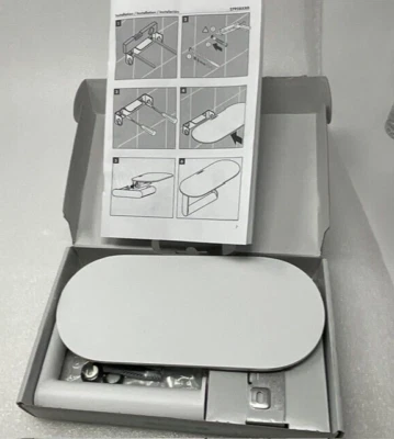 Hansgrohe WallStoris Toilet Paper Holder with Shelf Matte White 27928700 - Image 1 of 4