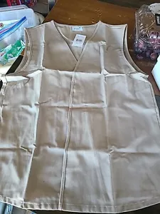 NWT Girl Scouts Official Cadette Senior Ambassador Vest Tan Size XL - Picture 1 of 2