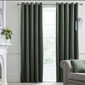 Laurence Llewelyn-Bowen Blackout Velvet Eyelet Curtains 100% Polyester 90 X 72" - Picture 1 of 3