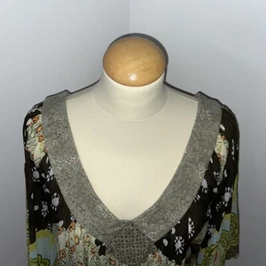 * D.E.P.T * Bluse * Tunika * M * Damen * Braun-Gemustert * Deluxe * wie Neu - Bild 1 von 11