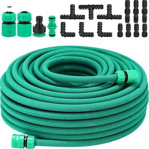 FIXKIT 50M Garden Irrigation Microporous Uniform Water Perforated Water Pipe Rub - Picture 1 of 14