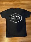 Alpine Brewery T-Shirt - Bought From Brewery In Alpine, Ca - Medium Gray Slim