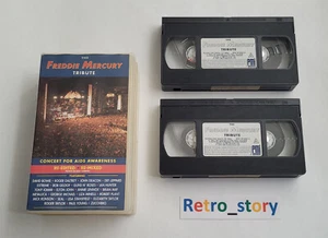 Coffret Cassette VHS - The Freddie Mercury Tribute : Concert for Aids Awareness - Picture 1 of 7
