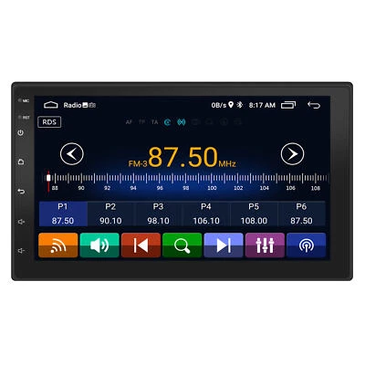 7 Inch Android 10.1 Car Stereo GPS Navigation Radio Player Double 2 Din WIFI USB - Image 1 of 4
