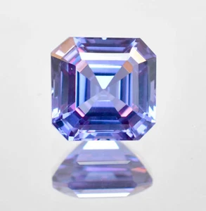 8x8 MM Natural Color Changing Alexandrite Square Cut Loose Gemstone Certified - Picture 1 of 5