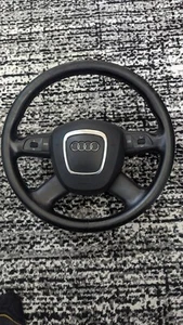 Audi Leder Lenkrad Mit Multifunktion / Multifunktionslenkrad Inkl. Airbag - Bild 1 von 4