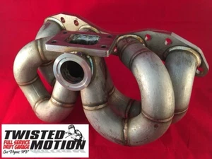 SR20DET VET 240SX S13 S14 S15 T3 Top Mount Turbo Manifold Schedule40 3.1mm - Bild 1 von 15