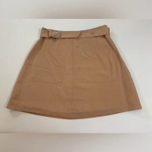Revolve Lovers + Friends The Brighton belted mini skirt size small khaki (L) - Picture 1 of 6