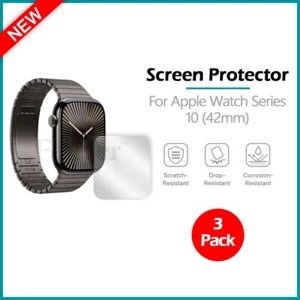 3er-Pack LCD Ultra Klar HD Displayschutzfolie für Apple iWatch Watch Series 10 42mm - Bild 1 von 4