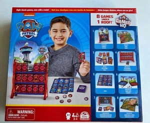 Paw Patrol 8 In 1 Kids Games HQ Toy Go Fish Tic Tac Toe Bingo + New Great Gift  - Picture 1 of 7