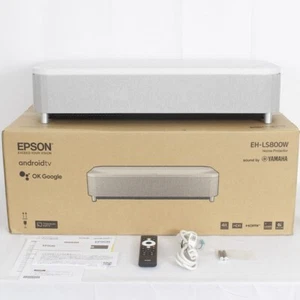 Epson EH-LS800W 3LCD Laser 4K Projector 4000ANSI Android TV 2.1ch Yamaha Speaker - Picture 1 of 10