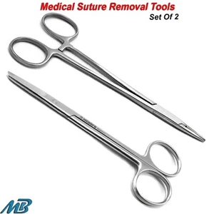 Crilewood Needle Holder Spencer Stitch Scissors First Aid & Veterinary Suture CE - Picture 1 of 5