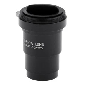 1.25" Telescope Eyepiece Barlow Lens 3X Multi-coated Purple Film M42 Thread - Picture 1 of 12