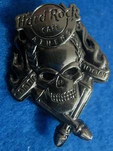ATENAS GRECIA CALAVERA PLATA SERIE JUEGOS OLÍMPICOS RELÉ ANTORCHA Hard Rock Café PIN - Imagen 1 de 1