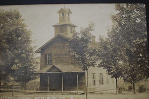 1910 RPPC Scuola Casa, Smithboro, NY Cartolina - Foto 1 di 4