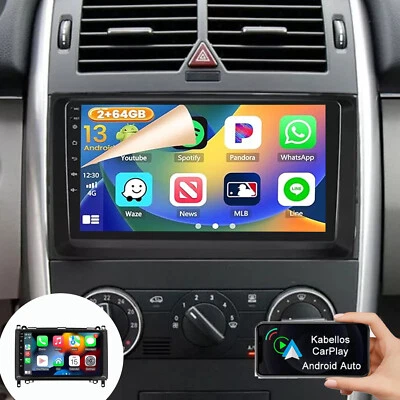 Per Mercedes W639 Vito Viano W906 Sprinter W169 2+64G Android 13 GPS Autoradio - Immagine 1 di 4