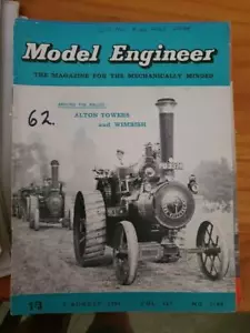 The Model Engineer Magazine Vol. 127 No. 3186 2 Aug 1962 FREEPOST IN AUSTRALIA - Bild 1 von 1