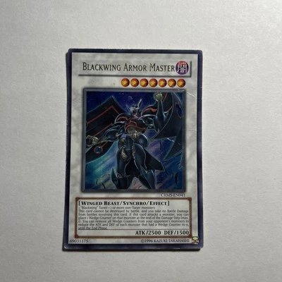 Yu-Gi-Oh! TCG Blackwing Armor Master Crimson Crisis CRMS-EN041 - HP/D/C  - Image 1 of 4