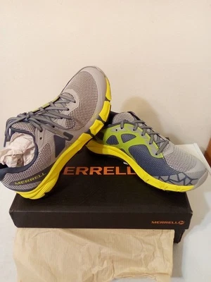Merrell Agility Charge Flex Gris/Amarillo/Verde/Mujer (Talla: 9.5) ¡NUEVO! Foto 1 de 4