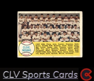 1958 Topps #158 Cleveland Indians - Bild 1 von 2