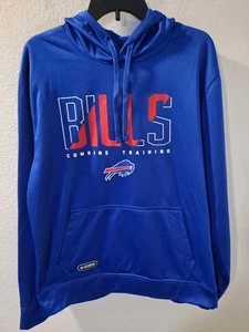 Buffalo Bills NFL Team Apparel Hoodie Herren blau kombinieren Trainingssweatshirt Large - Bild 1 von 9