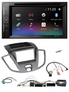 Pioneer Bluetooth Lenkrad USB 2DIN DAB DVD Autoradio für Ford Transit V363 14-19 - Bild 1 von 10