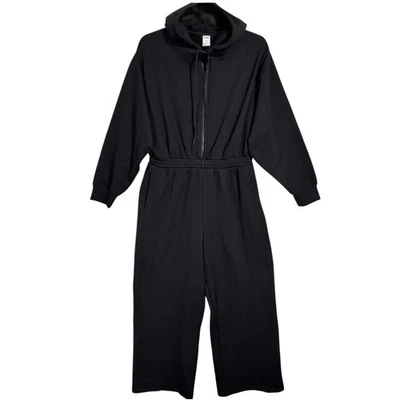 Victoria's Secret Pink Ivy Fleece Hoodie Wide Leg Jumpsuit Size XL Sweatsuit - Image 1 of 4